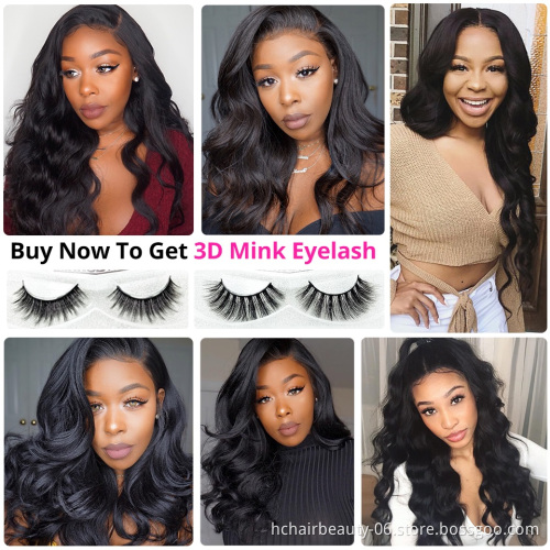 360 Lace Frontal Wig Pre Plucked With Baby Hair Brazilian Body Wave Human Hair Wigs Remy Hair Lace Front Wigs